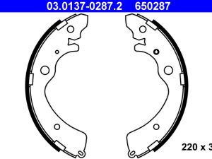Set saboti frana HONDA CIVIC VII limuzina (ES, ET) 1.3 IMA (ED9, ES9) benzina/elector 83 cai ATE 03.0137-0287.2