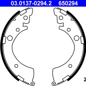 Set saboti frana HONDA CIVIC VII Hatchback (EU, EP, EV) 1.4 i (EP1, EU7) benzina 75 cai ATE 03.0137-0294.2