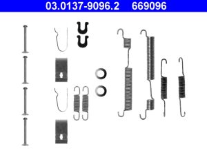 Set accesorii sabot de frana HONDA CIVIC III Hatchback (AL, AJ, AG, AH) 1.2 (AL) benzina 54 cai ATE 03.0137-9096.2