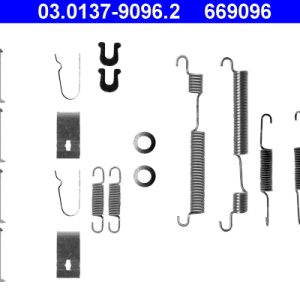 Set accesorii sabot de frana HONDA CIVIC III Hatchback (AL, AJ, AG, AH) 1.2 (AL) benzina 54 cai ATE 03.0137-9096.2
