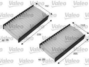 Filtru polen HONDA CIVIC VII Hatchback (EU, EP, EV) 1.4 i (EP1, EU7) benzina 75 cai VALEO 698735