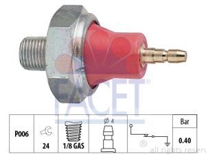 Senzor presiune ulei HONDA CIVIC IV limuzina (ED, EF) 1.3 (ED1) benzina 75 cai FACET 7.0015