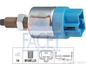 Comutator lumini frana HONDA CIVIC VI Fastback (MA, MB) 1.4 i (MA8, MB2) benzina 75 cai FACET 7.1089