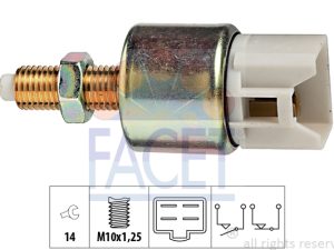 Comutator lumini frana HONDA CIVIC VI Aerodeck (MB, MC) 2.0 i D (MC3) diesel 105 cai FACET 7.1119