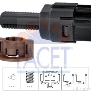 Comutator lumini frana HONDA CIVIC IX limuzina (FB) 1.8 (FB2) benzina 141 cai FACET 7.1261
