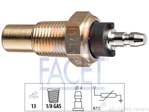 Senzor temperatura lichid de racire HONDA CIVIC VI limuzina (EJ, EK, SO) 1.4 (EJ9) benzina 75 cai FACET 7.3052