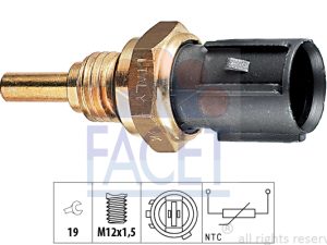 Senzor temperatura ulei HONDA CIVIC V Hatchback (EG) 1.3 16V (EG3) benzina 75 cai FACET 7.3198