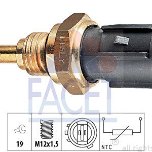 Senzor temperatura ulei HONDA CIVIC IV Hatchback (EC, ED, EE, EF) 1.3 16V Cat (EC8) benzina 75 cai FACET 7.3198