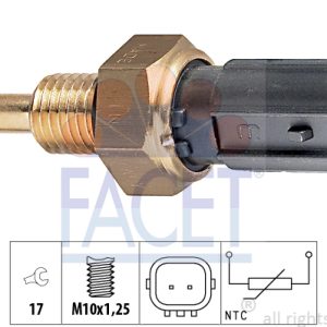Senzor temperatura lichid de racire HONDA CIVIC VII Hatchback (EU, EP, EV) 1.4 i (EP1, EU7) benzina 75 cai FACET 7.3299