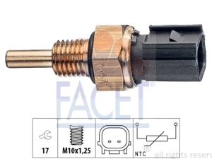 Senzor temperatura lichid de racire HONDA CR-Z (ZF) 1.5 IMA (ZF1) benzina/elector 124 cai FACET 7.3347
