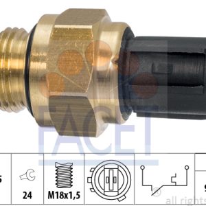 Comutator temperatura ventilator radiator HONDA CIVIC VII cupe (EM2) 1.6 i (EM1) benzina 110 cai FACET 7.5196