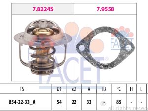 Termostat lichid racire HONDA CIVIC VII Hatchback (EU, EP, EV) 1.7 CTDi (EP4, EU9) diesel 100 cai FACET 7.8224