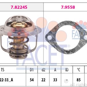 Termostat lichid racire HONDA CIVIC VII Hatchback (EU, EP, EV) 1.7 CTDi (EP4, EU9) diesel 100 cai FACET 7.8224