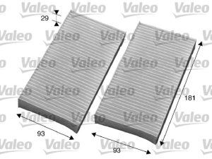 Filtru polen HONDA HR-V (GH_) 1.6 16V (GH1, GH3) benzina 105 cai VALEO 715594