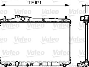 Radiator racire motor HONDA CIVIC VIII Hatchback (FN, FK) 1.8 (FN1, FK2) benzina 140 cai VALEO 735243