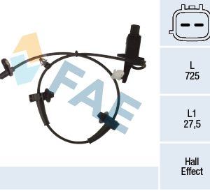 Senzor turatie roata HONDA CIVIC VIII Hatchback (FN, FK) 1.4 (FK1) benzina 83 cai FAE 78487