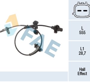 Senzor turatie roata HONDA CIVIC VIII Hatchback (FN, FK) 1.4 (FK1) benzina 83 cai FAE 78491