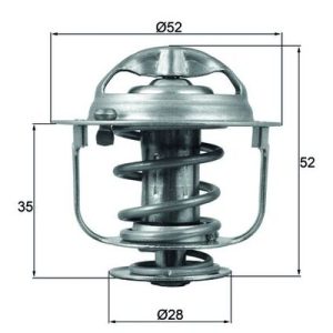 Termostat lichid racire HONDA CIVIC IX (FK) 1.4 i-VTEC (FK1) benzina 99 cai MAHLE ORIGINAL TX 165 88D