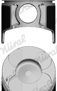 Piston HONDA CIVIC VII Hatchback (EU, EP, EV) 1.7 CTDi (EP4, EU9) diesel 100 cai NURAL 87-307607-40