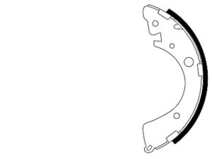 Set saboti frana HONDA CIVIC VI Hatchback (EJ, EK) 1.4 i (EJ9) benzina 75 cai TEXTAR 91039601