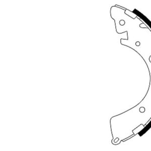 Set saboti frana HONDA CIVIC VI Hatchback (EJ, EK) 1.4 i (EJ9) benzina 75 cai TEXTAR 91039601
