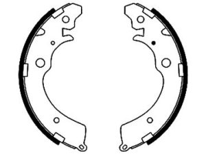 Set saboti frana HONDA HR-V (GH_) 1.6 16V (GH1, GH3) benzina 105 cai TEXTAR 91042300