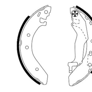 Set saboti frana HONDA CIVIC VI Fastback (MA, MB) 1.4 i (MA8, MB2) benzina 75 cai TEXTAR 91043900