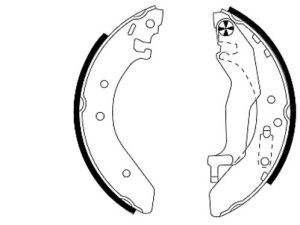 Set saboti frana HONDA CIVIC VI Aerodeck (MB, MC) 1.4 16V (MB8) benzina 75 cai TEXTAR 91043900