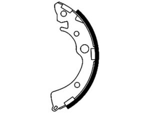 Set saboti frana HONDA CIVIC V Hatchback (EG) 1.3 16V (EG3) benzina 75 cai TEXTAR 91048700