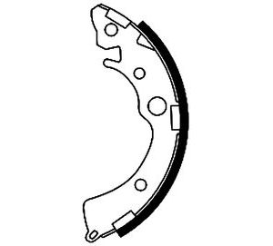 Set saboti frana HONDA CIVIC V Hatchback (EG) 1.3 16V (EG3) benzina 75 cai TEXTAR 91048700