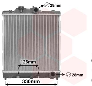 Radiator racire motor HONDA CIVIC V limuzina (EG, EH) 1.5 i 16V (EG8) benzina 94 cai VAN WEZEL 25002067
