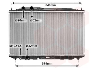 Radiator racire motor HONDA CIVIC VIII Hatchback (FN, FK) 1.8 (FN1, FK2) benzina 140 cai VAN WEZEL 25002187
