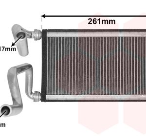 Schimbator caldura incalzire habitaclu HONDA CIVIC VIII limuzina (FD, FA) 1.3 IMA (FA3, FD3) benzina/elector 95 cai VAN WEZEL 25006294