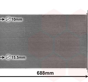 Condensator climatizare HONDA HR-V (RU) 1.5 (RU1) benzina 130 cai VAN WEZEL 25015700