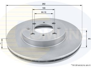 Disc frana HONDA CIVIC VII limuzina (ES, ET) 1.3 IMA (ED9, ES9) benzina/elector 83 cai COMLINE ADC0506V