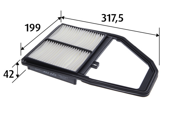 Filtru aer HONDA CIVIC VII Hatchback (EU, EP, EV) 1.4 i (EP1, EU7) benzina 75 cai VALEO 585225