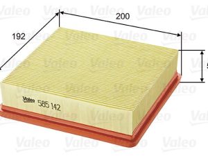 Filtru aer HONDA CIVIC VI cupe (EJ, EM1) 1.6 i Vtec (EM1) benzina 125 cai VALEO 585142