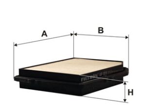 Filtru aer HONDA CIVIC IV limuzina (ED, EF) 1.5 benzina 82 cai FILTRON AP 103