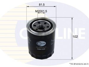 Filtru ulei HONDA CIVIC VII limuzina (ES, ET) 1.3 IMA (ED9, ES9) benzina/elector 83 cai COMLINE CHN11532