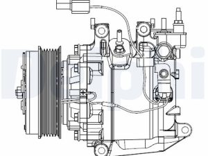 Compresor climatizare HONDA CIVIC IX limuzina (FB) 1.8 (FB2) benzina 141 cai DELPHI CS20503