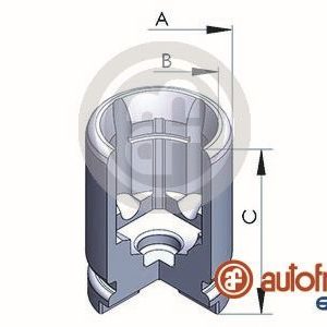 Piston etrier frana HONDA CIVIC VII Hatchback (EU, EP, EV) 1.7 CTDi (EP4, EU9) diesel 100 cai AUTOFREN SEINSA D025233