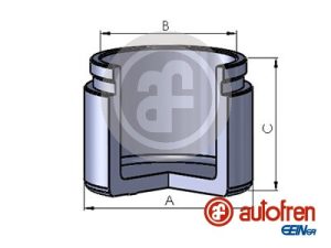 Piston etrier frana HONDA CIVIC IV Hatchback (EC, ED, EE, EF) 1.6 i 16V benzina 124 cai AUTOFREN SEINSA D025708