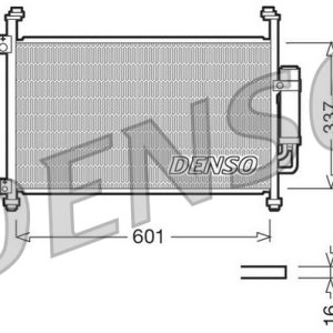 Condensator climatizare HONDA CIVIC VIII limuzina (FD, FA) 1.3 IMA (FA3, FD3) benzina/elector 95 cai DENSO DCN40007