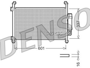 Condensator climatizare HONDA CIVIC VIII Hatchback (FN, FK) 1.4 (FK1) benzina 83 cai DENSO DCN40007