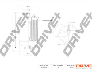 Filtru combustibil HONDA CIVIC VI Fastback (MA, MB) 2.0 TDiC (MB7) diesel 101 cai DRIVE DP1110.13.0103