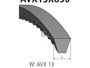 Curea transmisie HONDA CIVIC III Shuttle (AN, AR) 1.5 (AN) benzina 86 cai DT SPARE PARTS 3.34503