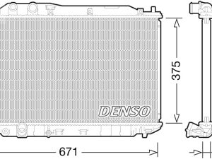Radiator racire motor HONDA CIVIC VIII Hatchback (FN, FK) 1.8 (FN1, FK2) benzina 140 cai DENSO DRM40029