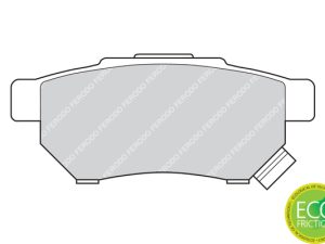 Placute frana HONDA CIVIC VI Fastback (MA, MB) 1.4 i (MA8, MB2) benzina 75 cai FERODO FDB621