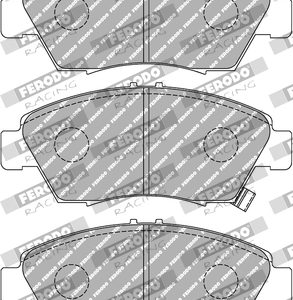 Placute frana HONDA CIVIC VIII limuzina (FD, FA) 1.3 IMA (FA3, FD3) benzina/elector 95 cai FERODO RACING FDS776