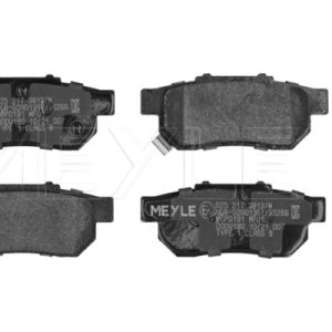 Placute frana HONDA CIVIC VI Hatchback (EJ, EK) 1.5 i (EK3) benzina 114 cai MEYLE 025 217 3813/W